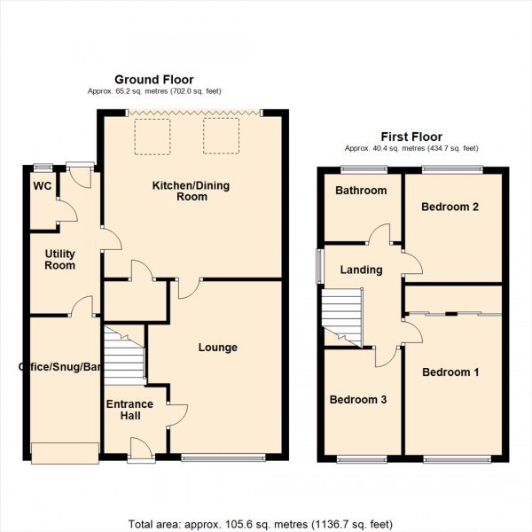 Floor Plan Image for 3 Bedroom Detached House for Sale in Swithens Drive, Rothwell, Leeds