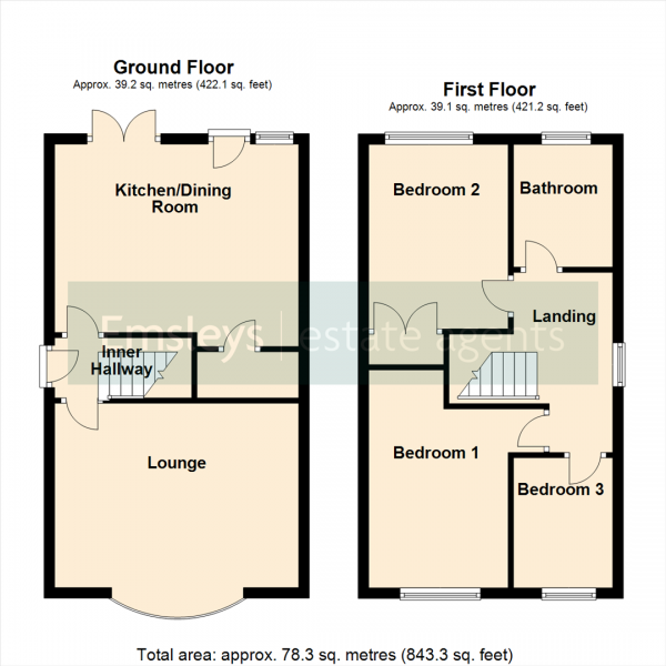 Floor Plan Image for 3 Bedroom Detached House for Sale in Stone Brig Lane, Rothwell, Leeds