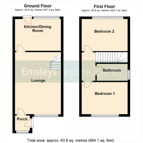 Floor Plan Image for 2 Bedroom Semi-Detached House for Sale in Haigh Side Close, Rothwell, Leeds