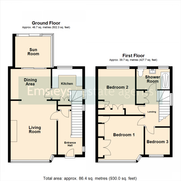 Floor Plan Image for 3 Bedroom Semi-Detached House for Sale in Leeds Road, Scholes, Leeds