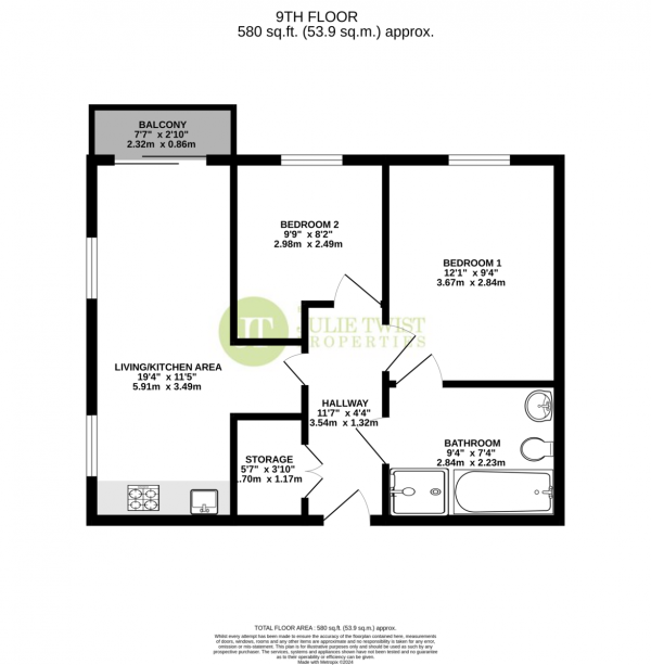 Floor Plan Image for 2 Bedroom Apartment for Sale in Stillwater Drive, Sport City