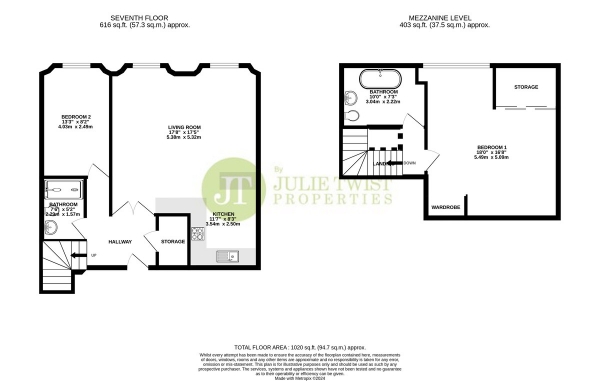 Floor Plan Image for 2 Bedroom Apartment for Sale in OS Royal Mills, Cotton Street