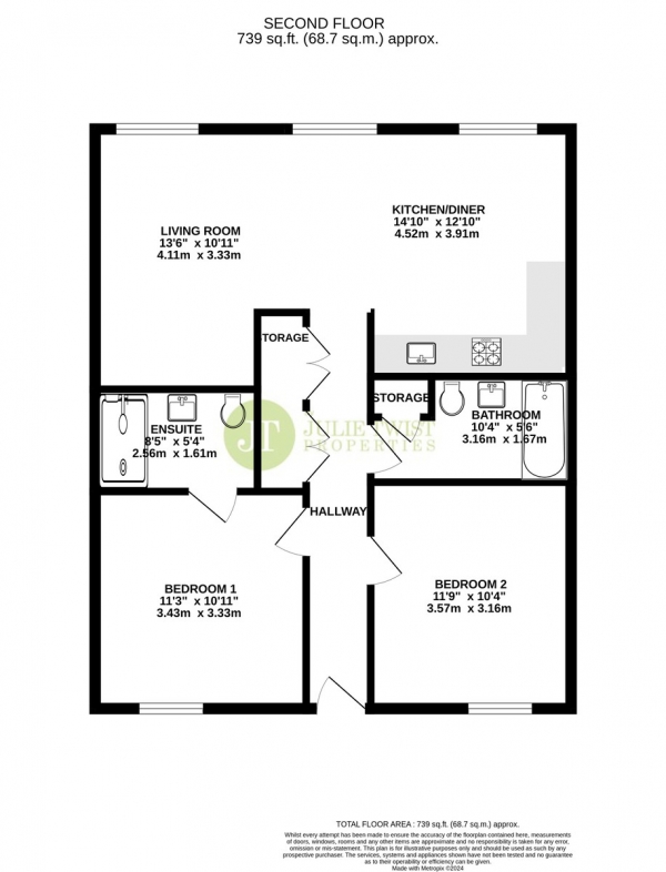 Floor Plan Image for 2 Bedroom Apartment for Sale in Crusader Mill, 70 Chapeltown Street