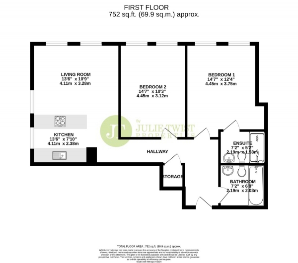 Floor Plan Image for 2 Bedroom Apartment for Sale in Finlays Warehouse, 56 Dale Street