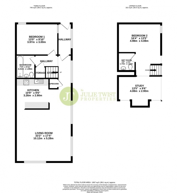 Floor Plan Image for 2 Bedroom Apartment for Sale in Britannia Mills, 11 Hulme Hall Road