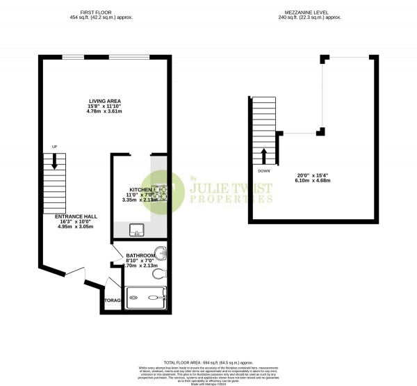 Floor Plan Image for 1 Bedroom Apartment for Sale in Liverpool Road, Manchester