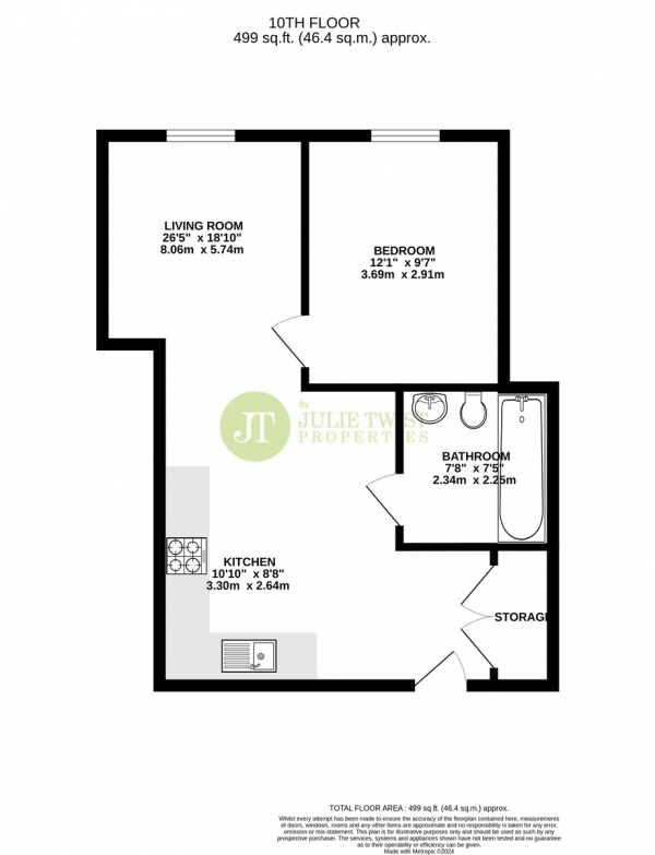 Floor Plan Image for 1 Bedroom Apartment for Sale in High Definition , Media City UK