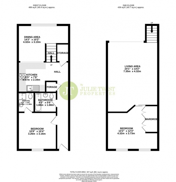 Floor Plan Image for 2 Bedroom Apartment for Sale in The Sorting House, 83 Newton Street