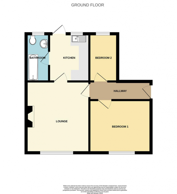 Floor Plan Image for 2 Bedroom Maisonette for Sale in Markyate Road, Dagenham