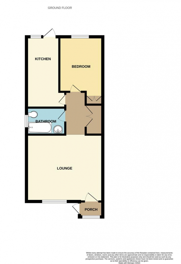 Floor Plan Image for 1 Bedroom Maisonette for Sale in Shafter Road, Dagenham