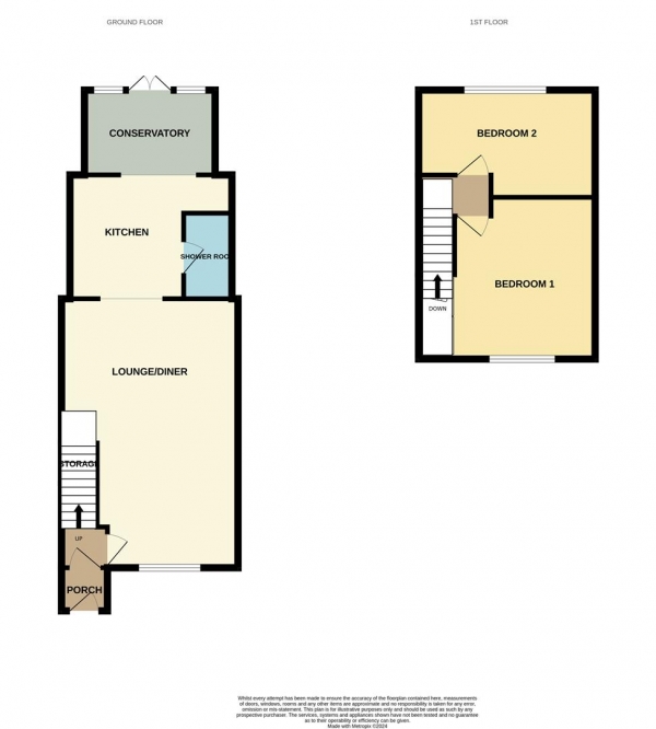 Floor Plan Image for 2 Bedroom Terraced House for Sale in Bosworth Road, Dagenham