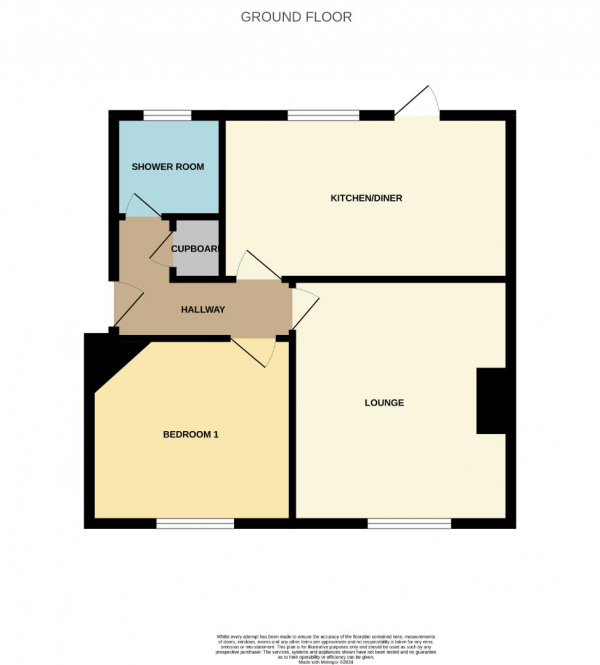 Floor Plan Image for 1 Bedroom Maisonette for Sale in Flamstead Road, Dagenham