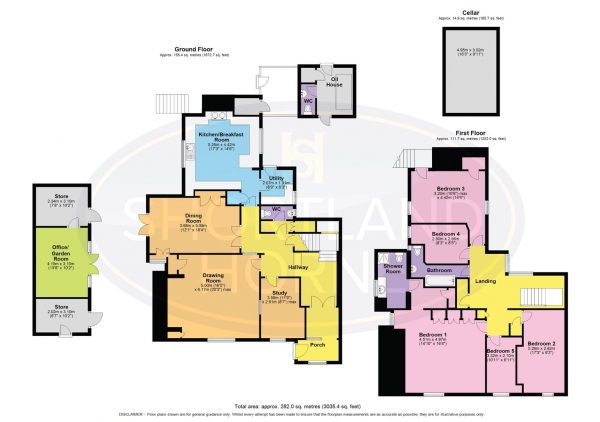 Floor Plan Image for 5 Bedroom Semi-Detached House for Sale in Vicarage Road, Stoneleigh, Coventry