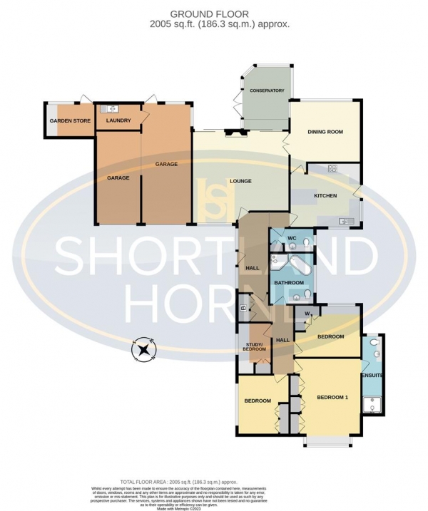 Floor Plan Image for 4 Bedroom Detached Bungalow for Sale in Old Mill Avenue, Cannon Park, Coventry