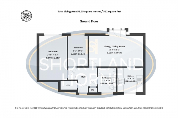 Floor Plan Image for 2 Bedroom Maisonette for Sale in Brentwood Avenue, Finham, Coventry