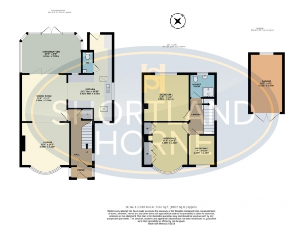 Floor Plan for 3 Bedroom Semi-Detached House for Sale in Kenpas Highway, Finham, Coventry, CV3, 6PB - Offers Over &pound400,000