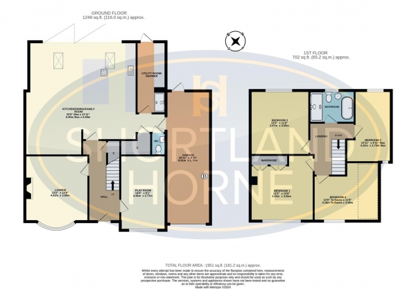 Floor Plan Image for 4 Bedroom Semi-Detached House for Sale in Asthill Grove, Styvechale, Coventry