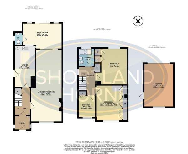 Floor Plan Image for 3 Bedroom Semi-Detached House for Sale in Deans Way, Ash Green, Coventry