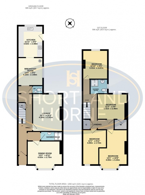 Floor Plan Image for 4 Bedroom Terraced House for Sale in Melville Road, Coundon, Coventry