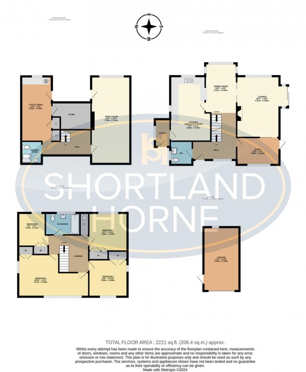 Floor Plan Image for 4 Bedroom Detached House for Sale in Leamington Road, Styvechale, Coventry