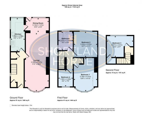 Floor Plan Image for 4 Bedroom Semi-Detached House for Sale in Cecily Road, Cheylesmore, Coventry