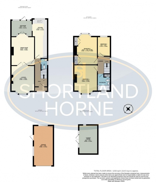 Floor Plan Image for 3 Bedroom Semi-Detached House for Sale in Browns Lane, Allesley, Coventry