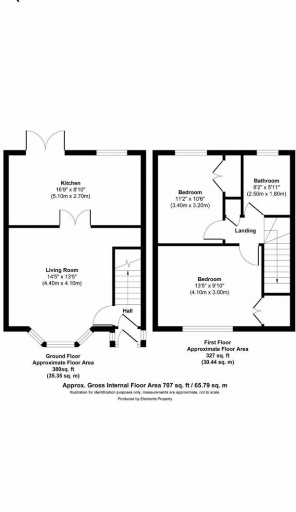 Floor Plan Image for 2 Bedroom Terraced House for Sale in Sandy Lane, Fillongley, Coventry