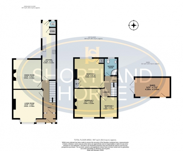 Floor Plan Image for 3 Bedroom End of Terrace House for Sale in Allesley Old Road, Chapelfields, Coventry