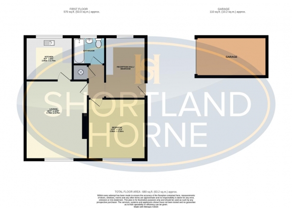 Floor Plan Image for 1 Bedroom Apartment for Sale in Hollybank, Earlsdon Avenue South, Earlsdon, Coventry