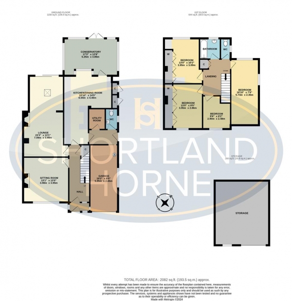 Floor Plan Image for 4 Bedroom Semi-Detached House for Sale in Common Lane, Kenilworth