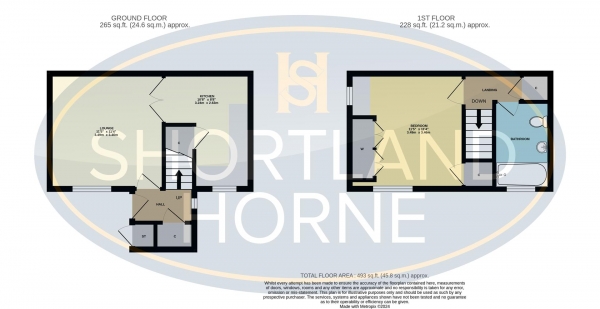 Floor Plan Image for 1 Bedroom End of Terrace House for Sale in Collett Walk, Coundon, Coventry