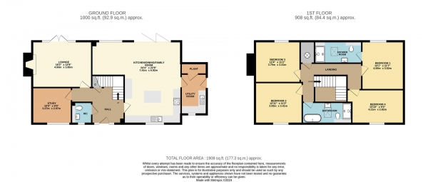 Floor Plan Image for 4 Bedroom Detached House for Sale in Wall Hill Road, Corley, Coventry