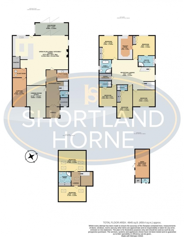 Floor Plan Image for 7 Bedroom Detached House for Sale in Broad Lane, Coventry