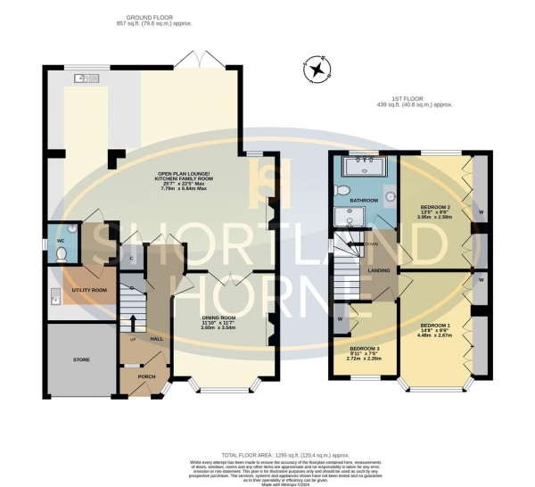 Floor Plan Image for 3 Bedroom Semi-Detached House for Sale in Stoney Road, Styvechale, Coventry