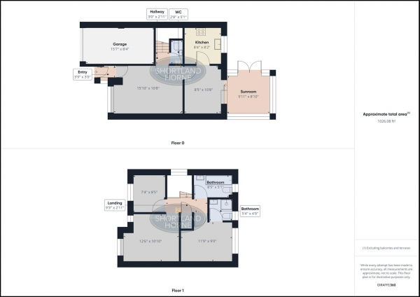 Floor Plan Image for 3 Bedroom Detached House to Rent in Middlefield Drive, Binley, Coventry