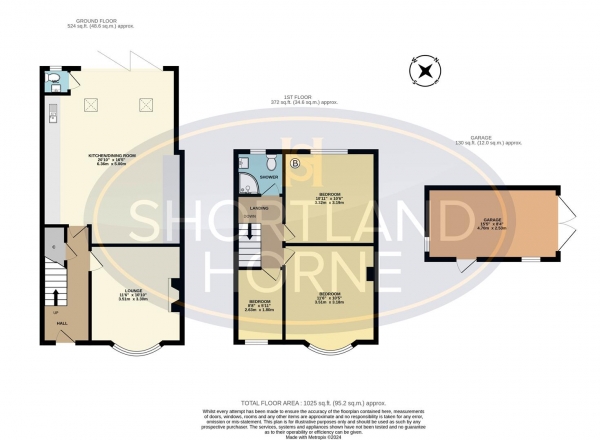 Floor Plan Image for 3 Bedroom End of Terrace House for Sale in Norman Place Road, Coundon, Coventry