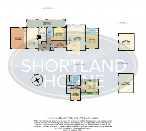 Floor Plan for 4 Bedroom Detached House for Sale in Wood End Lane, Fillongley, Coventry, CV7, 8DF - Guide Price &pound759,000