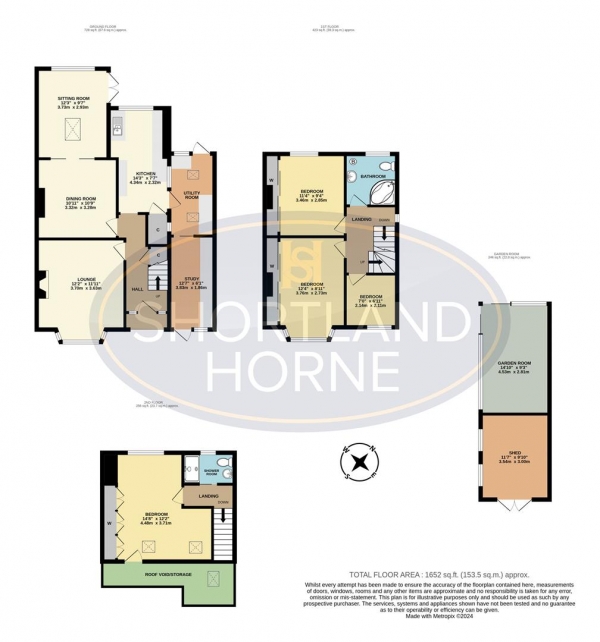 Floor Plan Image for 4 Bedroom Semi-Detached House for Sale in Moat Avenue, Finham, Coventry