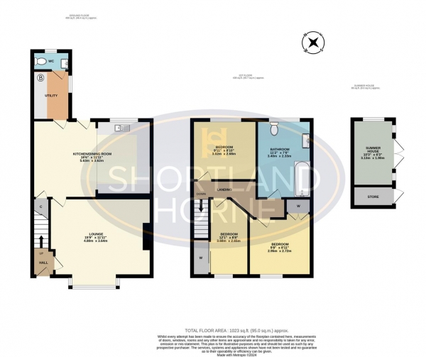 Floor Plan Image for 3 Bedroom Semi-Detached House for Sale in Corley, Coventry