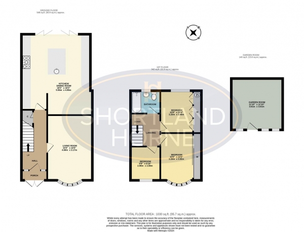 Floor Plan Image for 3 Bedroom Terraced House for Sale in Lincroft Crescent, Coundon, Coventry