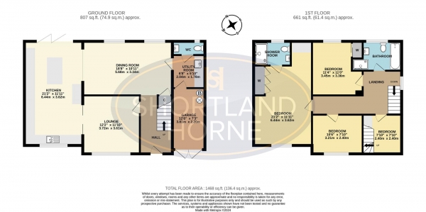 Floor Plan Image for 4 Bedroom Detached House for Sale in Woodland Road, Kenilworth, CV8