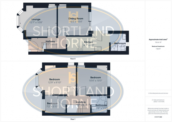 Floor Plan Image for 3 Bedroom End of Terrace House to Rent in Middlemarch Road, Radford, Coventry