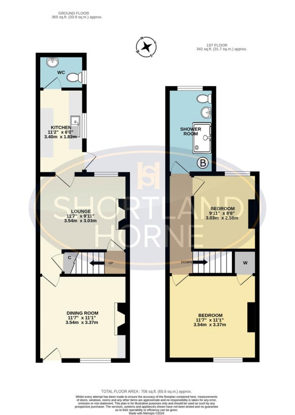 Floor Plan Image for 2 Bedroom Terraced House for Sale in St. Elizabeths Road, Foleshill, Coventry