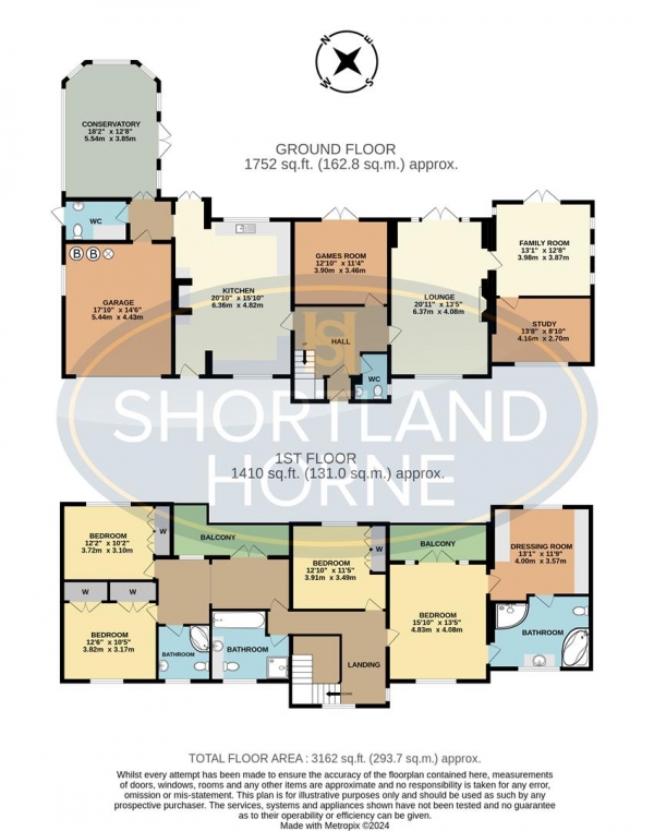 Floor Plan Image for 4 Bedroom Detached House for Sale in Stoneleigh Road, Gibbet Hill, Coventry