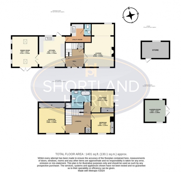 Floor Plan for 3 Bedroom Detached House for Sale in High Street, Ryton On Dunsmore, Coventry, CV8, 3EY - Guide Price &pound450,000