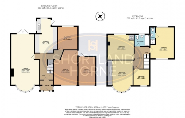 Floor Plan for 5 Bedroom Detached House for Sale in Gretna Road, Finham, Coventry, CV3, 6DS -  &pound595,000