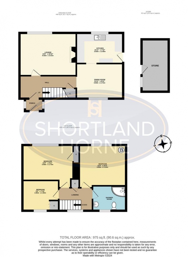 Floor Plan Image for 3 Bedroom End of Terrace House for Sale in Hockley Lane, Eastern Green, Coventry