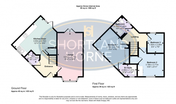 Floor Plan Image for 3 Bedroom Semi-Detached House for Sale in Herders Way, Keresley End, Coventry