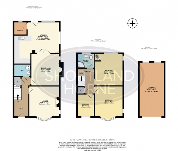 Floor Plan Image for 3 Bedroom Semi-Detached House for Sale in Canley Road, Canley Gardens, Coventry