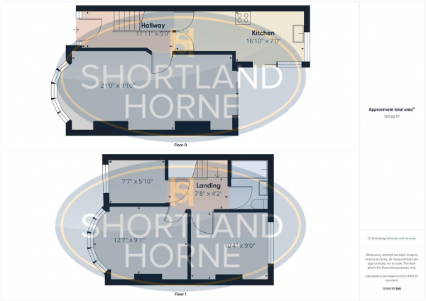 Floor Plan for 3 Bedroom Terraced House to Rent in Hipswell Highway, Wyken, Coventry, CV2, 5FN - £277 pw | £1200 pcm